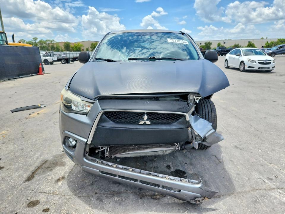 2012 Mitsubishi Outlander VIN JA4AP4AU4CZ008251 COPART salvage auction — FRONT END, Fl - Cert Of Title Slvg Rebuildable, sold $450 on 2026-07-16 (photo 5)