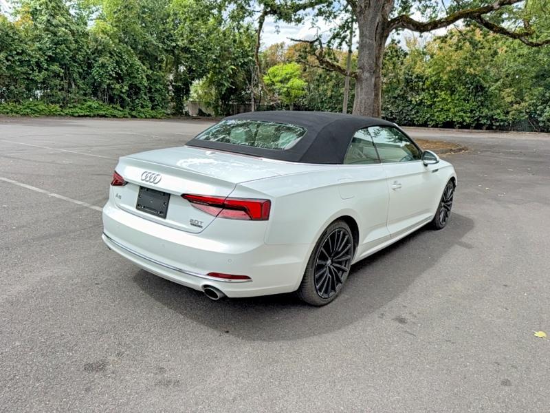 2018 Audi A5 VIN WAUYNGF56JN013336 COPART salvage auction — MINOR DENT/SCRATCHES, Id - Salvage Certificate Of Title (P), sold $9,800 on 2026-07-29 (photo 4)