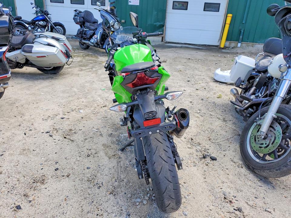 2023 Kawasaki Ninja VIN JKAEXKH10PDAM5451 COPART salvage auction — FRONT END, Nh - Cert Of Title-Salvage, sold $550 on 2026-07-16 (photo 4)