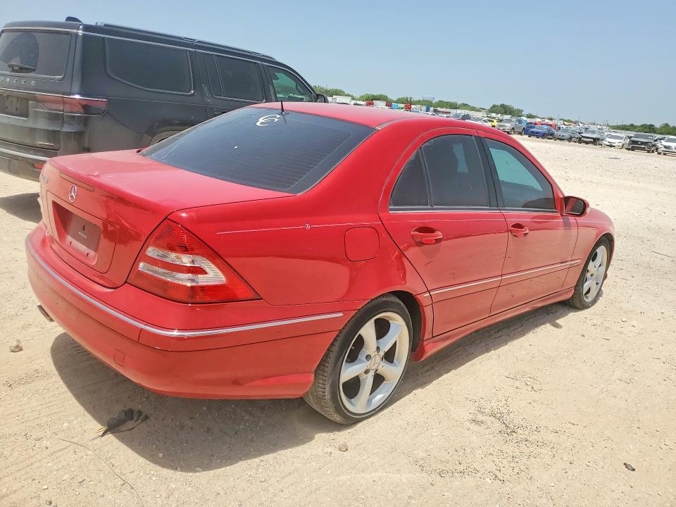2006 Mercedes-benz C class VIN WDBRF52H56F832007 COPART salvage auction — SIDE, Tx - Salvage Vehicle Title, sold $225 on 2026-07-30 (photo 3)