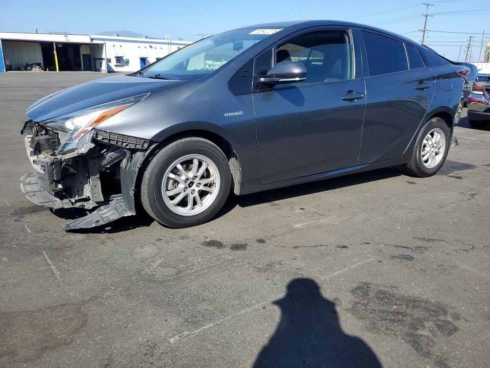 2016 Toyota Prius VIN JTDKARFU6G3024106 COPART salvage auction — FRONT END, Ca - Salvage Certificate, sold $2,350 on 2026-07-06 (photo 1)