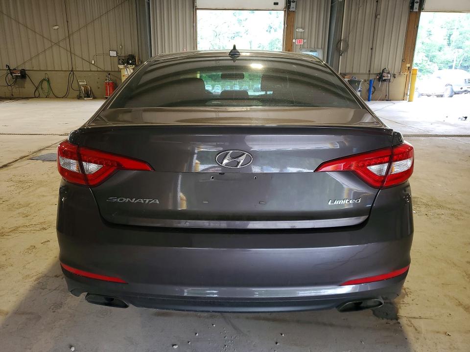 2017 Hyundai Sonata VIN 5NPE34AFXHH481526 COPART salvage auction — ENGINE BURN, Pa - Certificate Of Salvage, sold $925 on 2026-07-02 (photo 6)
