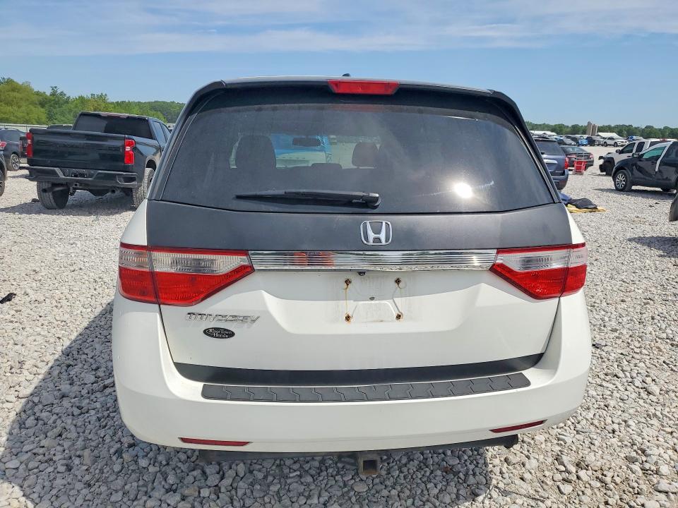 2013 Honda Odyssey VIN 5FNRL5H67DB047232 COPART salvage auction — FRONT END, Mi - Cert Of Title-Rebuilt Salvage, sold $775 on 2026-07-02 (photo 6)