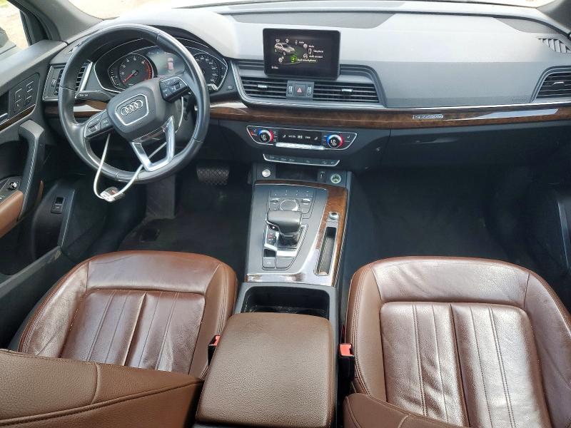 2020 Audi Q5 VIN WA1ANAFY2L2026269 COPART salvage auction — HAIL, Oh - Cert Of Title-Salvage, sold $7,300 on 2026-07-09 (photo 8)
