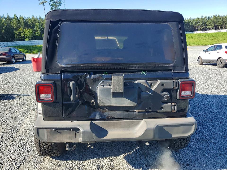 2021 Jeep Wrangler / VIN 1C4HJXDN7MW509701 COPART salvage auction — REAR END, Nc - Salvage Certificate Of Title, sold $12,700 on 2026-07-30 (photo 6)