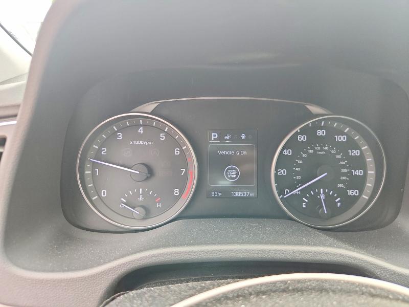 2017 Hyundai Elantra VIN KMHD84LFXHU260133 COPART salvage auction — REAR END, Wv - Salvage Certificate, sold $925 on 2026-07-28 (photo 9)