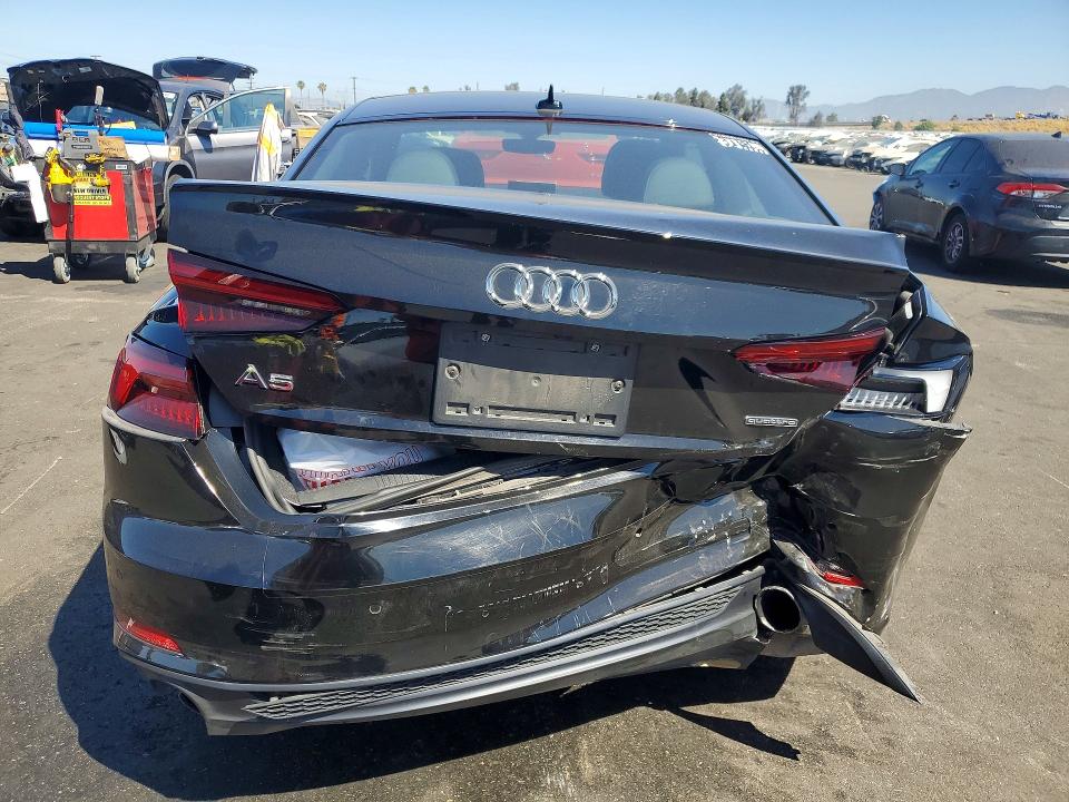 2019 Audi VIN WAUTNAF51KA066820 COPART salvage auction — REAR END, Ca - Salvage Certificate, sold $4,650 on 2026-07-06 (photo 6)