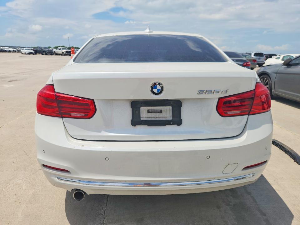 2016 BMW 3er VIN WBA8E5C56GK388355 COPART salvage auction — FRONT END, Tx - Salvage Vehicle Title, sold $3,900 on 2026-07-02 (photo 6)