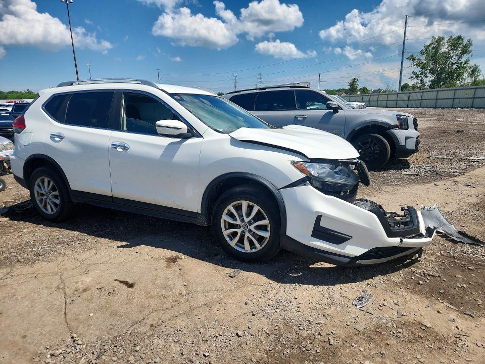 2017 Nissan Rogue VIN JN8AT2MT8HW142301 COPART salvage auction — FRONT END, Mi - Certificate Of Title, sold $300 on 2026-07-14 (photo 4)