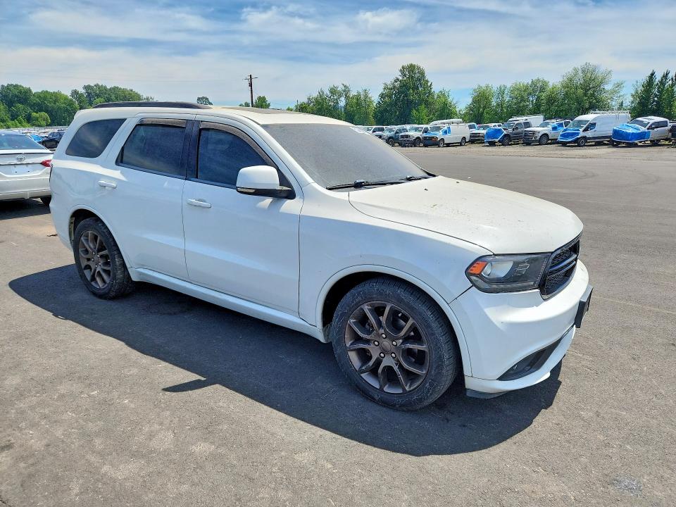 2017 Dodge Durango VIN 1C4RDHDG0HC805718 COPART salvage auction — MINOR DENT/SCRATCHES, Or - Certificate Of Title, sold $1,350 on 2026-07-09 (photo 4)