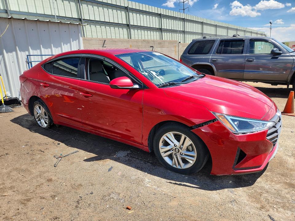 2019 Hyundai Elantra VIN KMHD84LF1KU766389 COPART salvage auction — VANDALISM, Nm - Cert Of Title-Salvage, sold $2,650 on 2026-07-20 (photo 4)
