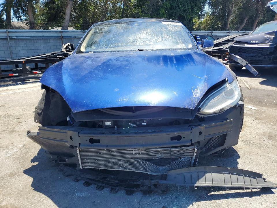 2015 Tesla Model s VIN 5YJSA1E20FF114287 COPART salvage auction — FRONT END, Ca - Certificate Of Title, sold $1,450 on 2026-07-07 (photo 5)
