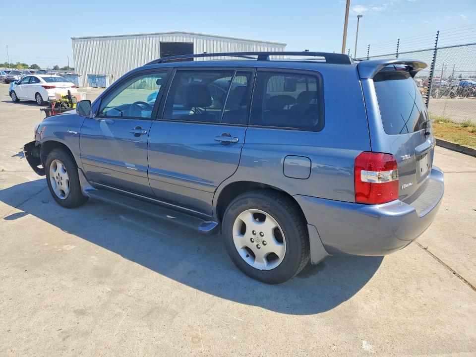 2004 Toyota Highlander VIN JTEEP21AX40062060 COPART salvage auction — FRONT END, Ca - Salvage Certificate, sold $925 on 2026-07-13 (photo 2)