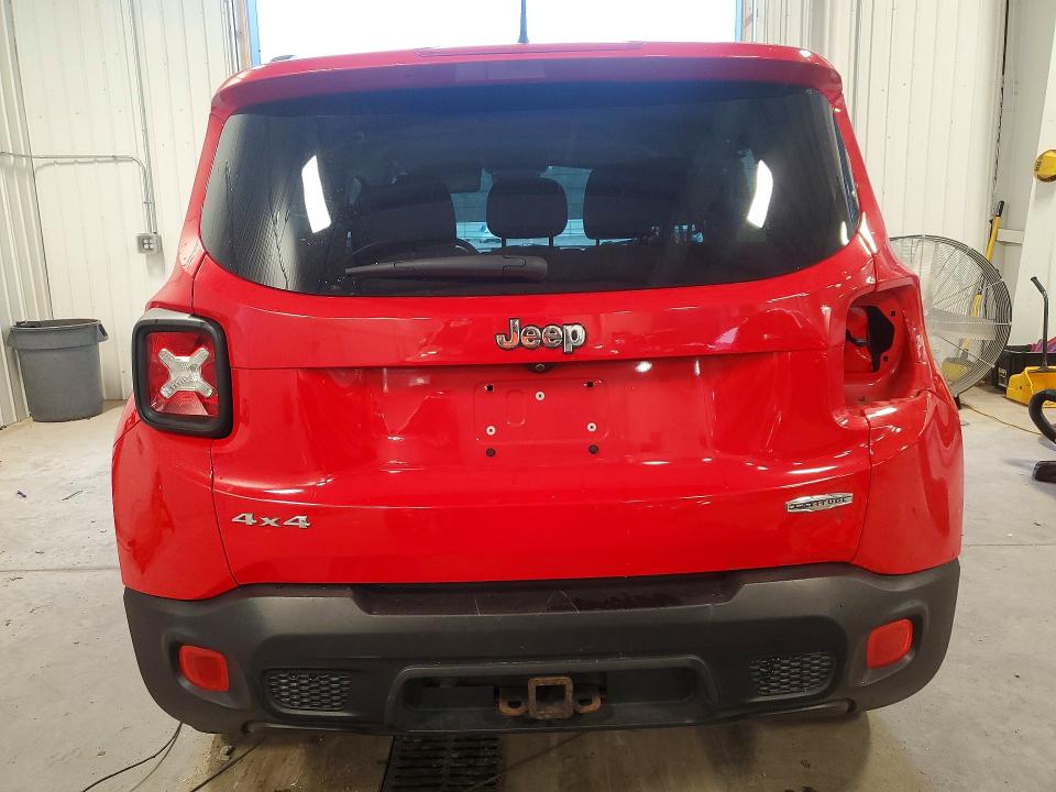 2016 Jeep Renegade VIN ZACCJBBT8GPE25726 COPART salvage auction — FRONT END, Mn - Cert Of Title-Prior Salvage, sold $1,150 on 2026-07-02 (photo 6)