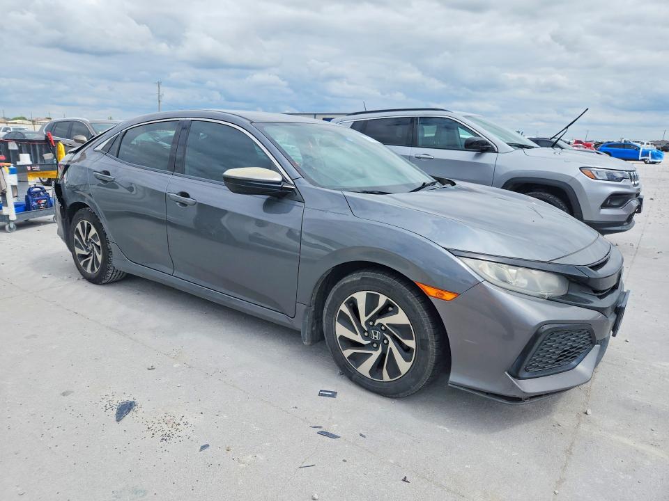 2017 Honda Civic VIN SHHFK7H20HU222861 COPART salvage auction — REAR END, Tx - Salvage Vehicle Title, sold $175 on 2026-07-24 (photo 4)