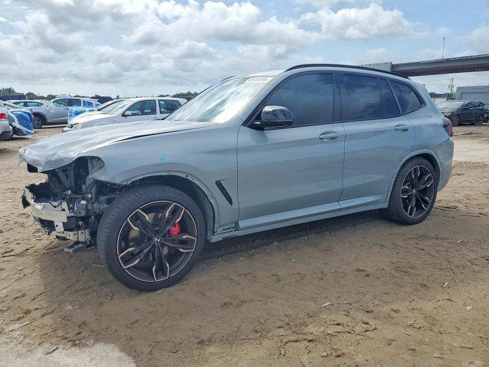 2022 BMW X3 VIN 5UX83DP06N9J46427 COPART salvage auction — FRONT END, Fl - Cert Of Title Slvg Rebuildable, sold $23,700 on 2026-07-07 (photo 1)