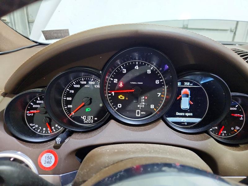 2016 Porsche Cayenne VIN WP1AA2A21GKA10711 COPART salvage auction — FRONT END, PA - CERTIFICATE OF SALVAGE, sold $8,100 on 2026-07-28 (photo 9)