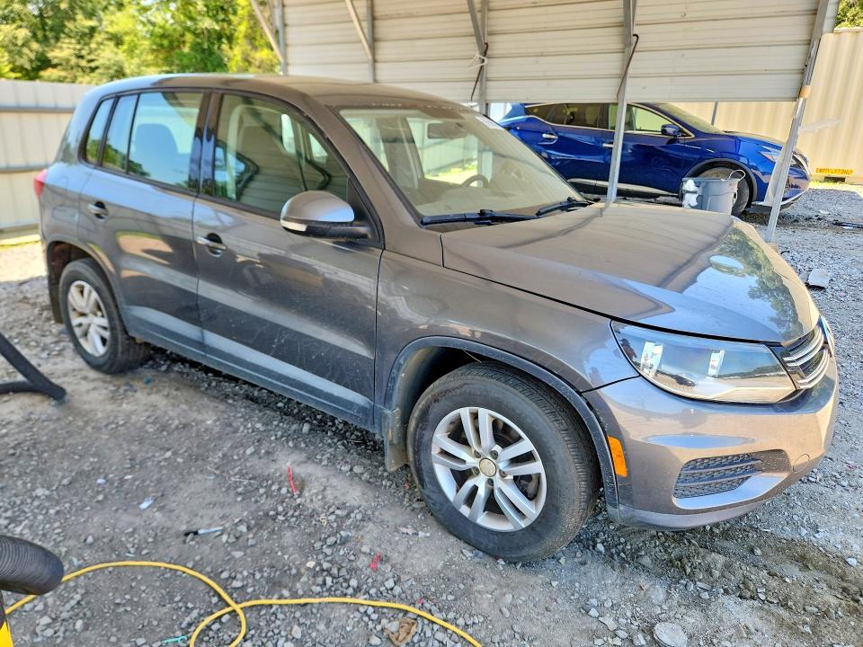 2014 Volkswagen Tiguan VIN WVGAV3AX8EW625118 COPART salvage auction — FRONT END, Sc - Cert Of Title-Salvage, sold $850 on 2026-08-11 (photo 4)