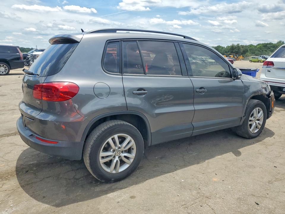 2016 Volkswagen Tiguan VIN WVGAV7AX1GW582087 COPART salvage auction — FRONT END, Ga - Cert Of Title-Salvage, sold $3,650 on 2026-07-28 (photo 3)