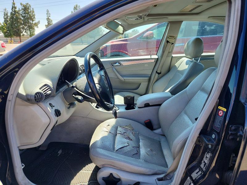 2005 Mercedes-benz C-klasse VIN WDBRF40J15F682475 COPART salvage auction — FRONT END, Ca - Salvage Certificate, sold $450 on 2026-07-16 (photo 7)