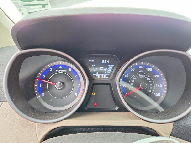 2015 Hyundai Elantra VIN KMHDH4AE1FU228131 COPART salvage auction — MECHANICAL, Fl - Cert Of Title-Rebuilt, sold $750 on 2026-07-30 (photo 9)