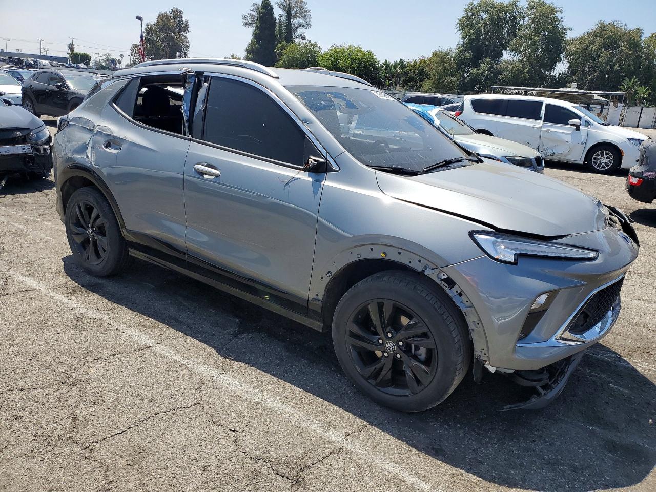 2024 Buick Encore GX VIN KL4AMDSL0RB143744 COPART salvage auction — Rollover, CA - SALVAGE CERTIFICATE, sold $3,150 on 2026-07-10 (photo 4)