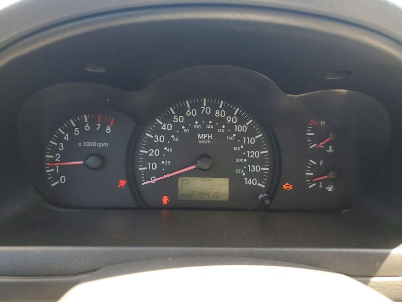2008 Kia Spectra VIN KNAFE122055102566 COPART salvage auction — REAR END, Ca - Salvage Certificate, sold $425 on 2026-07-09 (photo 9)