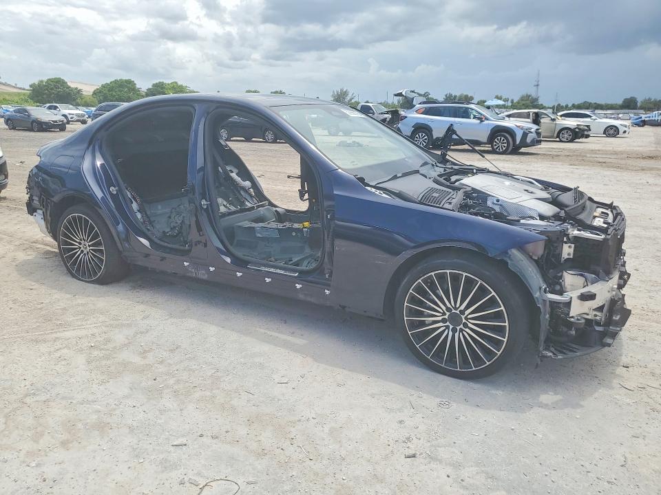 2023 Mercedes-benz C-klasse VIN W1KAF4HBXPR096814 COPART salvage auction — STRIPPED, Fl - Certificate Of Title, sold $10,100 on 2026-08-25 (photo 4)