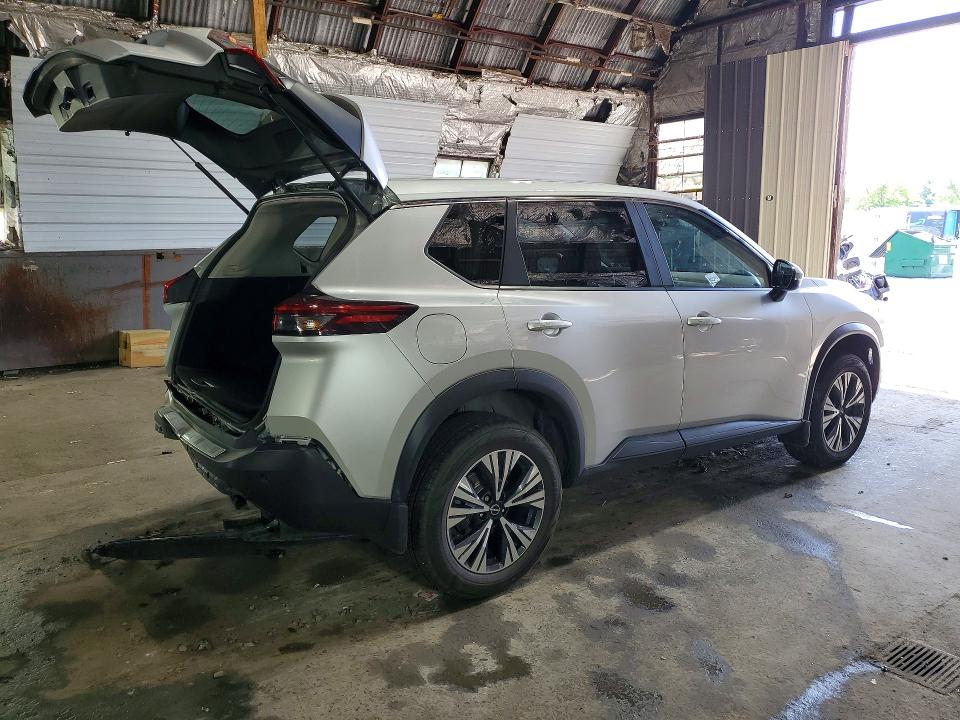 2023 Nissan Rogue VIN JN8BT3BB4PW465263 COPART salvage auction — REAR END, Ny - Mv-907A Salvage Certificate, sold $3,700 on 2026-07-27 (photo 3)