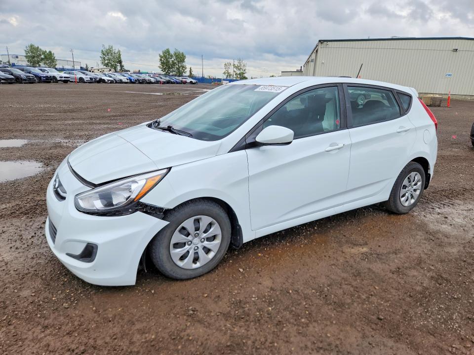 2016 Hyundai Accent VIN KMHCT5AE1GU292400 COPART salvage auction — FRONT END, AB - BOS - SALVAGE, sold $425 on 2026-07-28 (photo 1)