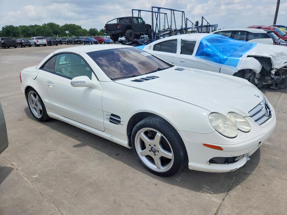2003 Mercedes-benz Sl-class VIN WDBSK75F33F060315 COPART salvage auction — FRONT END, Tx - Certificate Of Title, sold $950 on 2026-07-09 (photo 4)