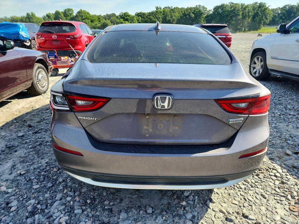 2019 Honda Insight VIN 19XZE4F90KE014125 COPART salvage auction — REAR END, Ga - Cert Of Title-Salvage, sold $2,400 on 2026-07-09 (photo 6)