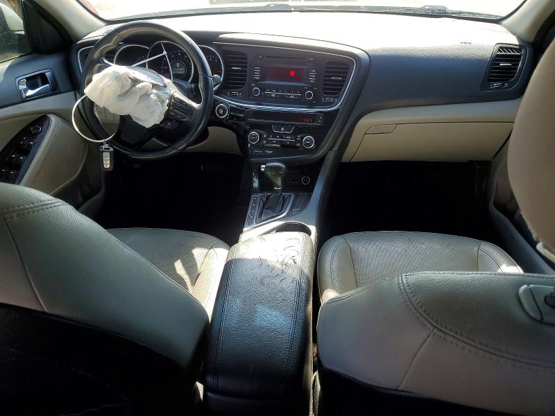 2014 Kia Optima VIN 5XXGN4A76EG301624 COPART salvage auction — FRONT END, Ca - Salvage Certificate, sold $625 on 2026-07-17 (photo 8)