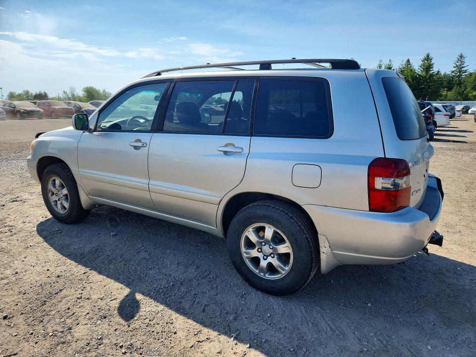 2006 Toyota Highlander VIN JTEEP21AX60138119 COPART salvage auction — REAR END, On - Permit No Brand - Unfit, sold $625 on 2026-07-28 (photo 2)