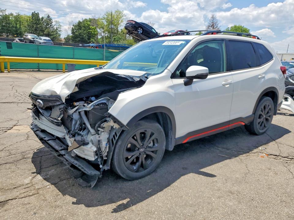 2019 Subaru Forester VIN JF2SKAKC6KH595409 COPART salvage auction — FRONT END, Salvage Title, sold $300 on 2026-07-21 (photo 1)