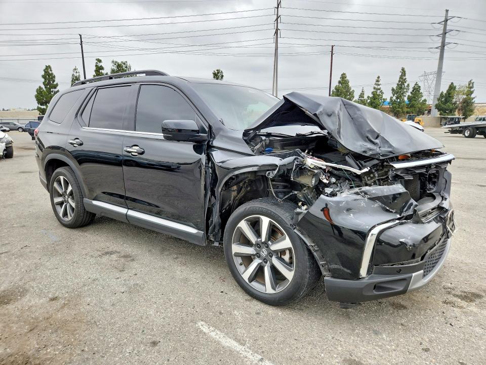 2025 Honda Pilot VIN 5FNYG1H85SB097330 COPART salvage auction — FRONT END, Ca - Salvage Certificate, sold $10,500 on 2026-07-28 (photo 4)