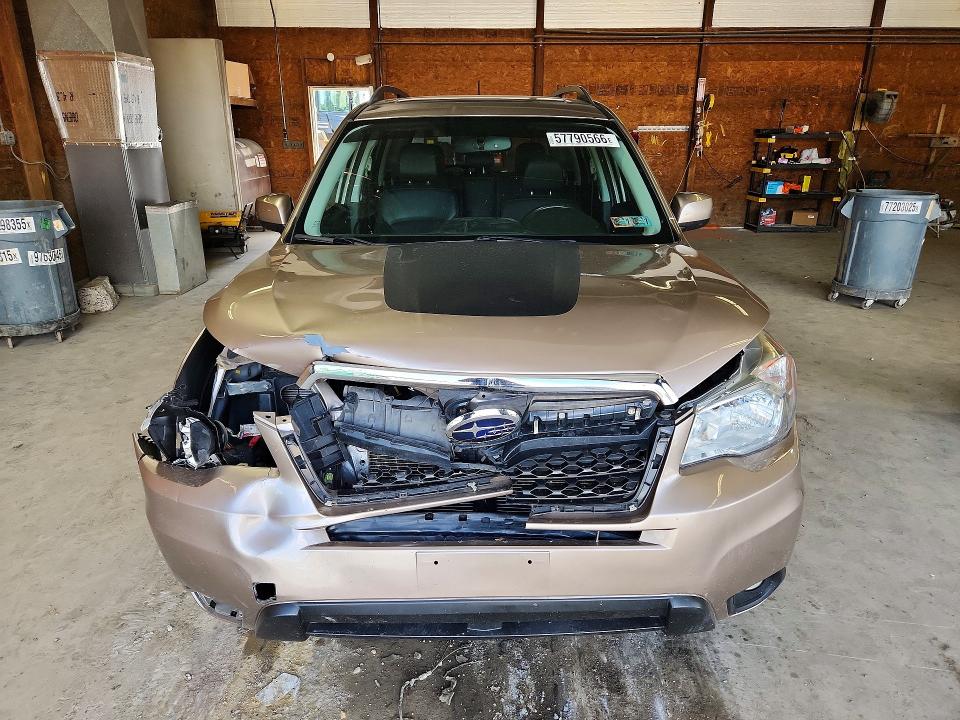 2014 Subaru VIN JF2SJAHC8EH495598 COPART salvage auction — FRONT END, Pa - Certificate Of Salvage, sold $525 on 2026-07-09 (photo 5)