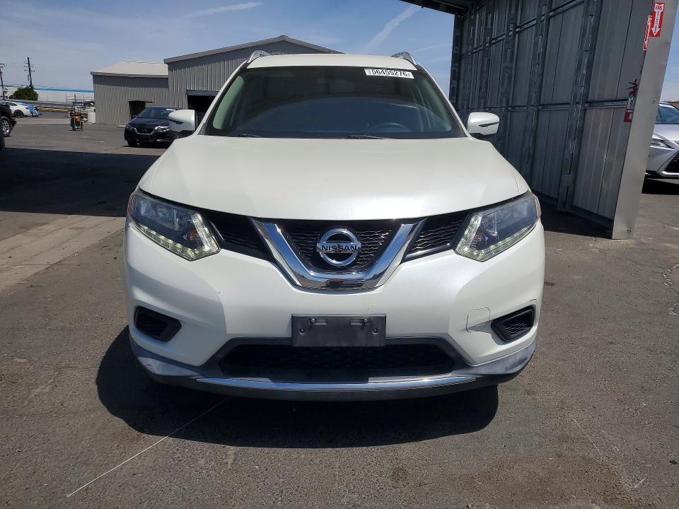 2016 Nissan Rogue VIN KNMAT2MT7GP727410 COPART salvage auction — SIDE, CA - SALVAGE CERTIFICATE, sold $3,150 on 2026-07-13 (photo 5)