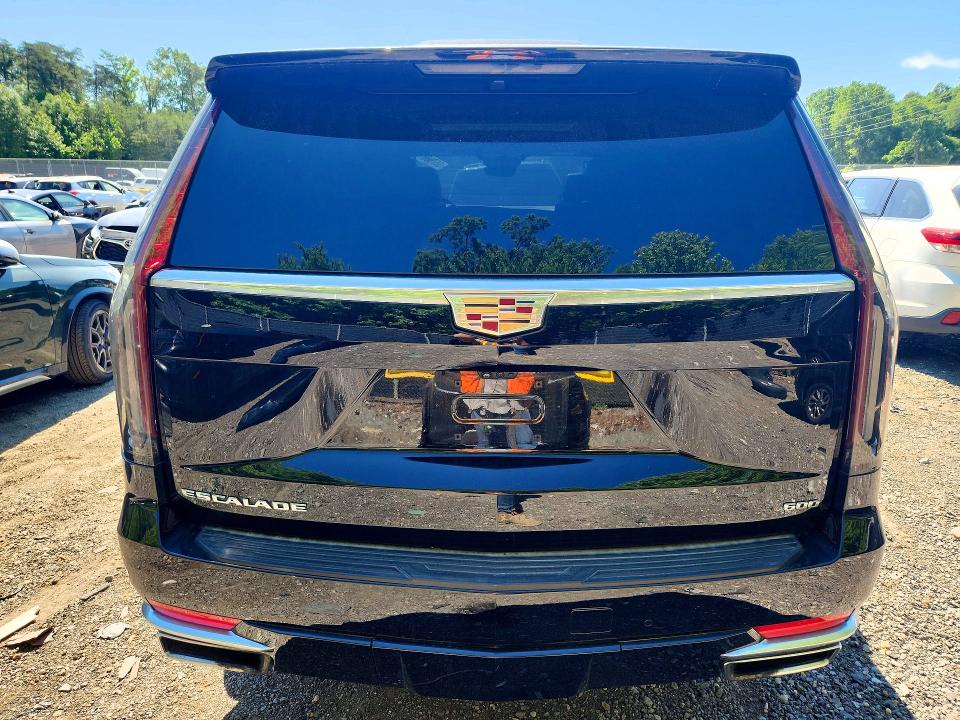 2024 Cadillac Escalade VIN 1GYS4BKL3RR140000 COPART salvage auction — SIDE, Salvage Title, sold $35,250 on 2026-08-21 (photo 6)