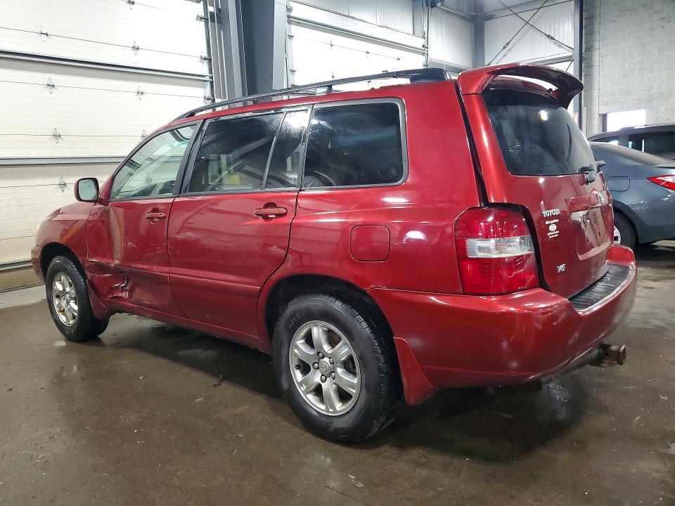 2007 Toyota Highlander VIN JTEDP21A370140310 COPART salvage auction — SIDE, Mn - Cert Of Title-Prior Salvage, sold $600 on 2026-07-14 (photo 2)