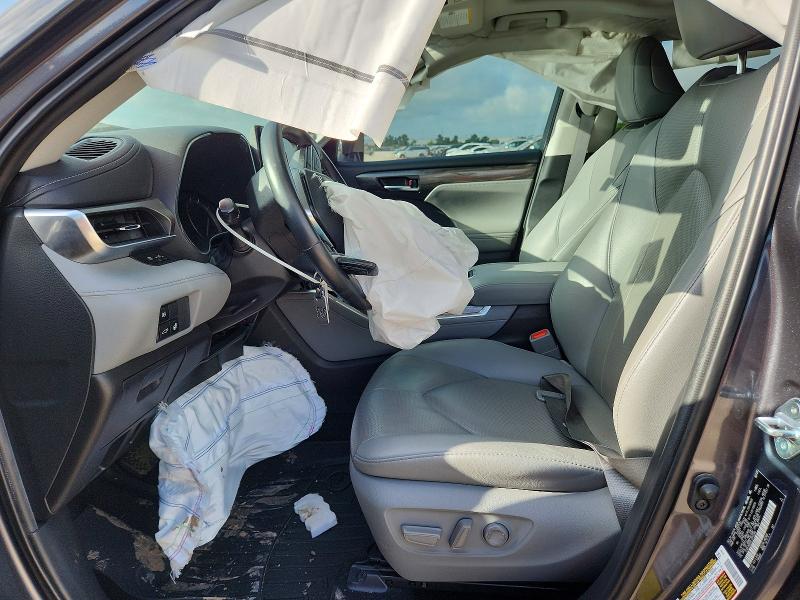 2020 Toyota VIN 5TDYZRAHXLS010280 COPART salvage auction — FRONT END, TX - SALVAGE VEHICLE TITLE, sold $10,400 on 2026-07-31 (photo 7)