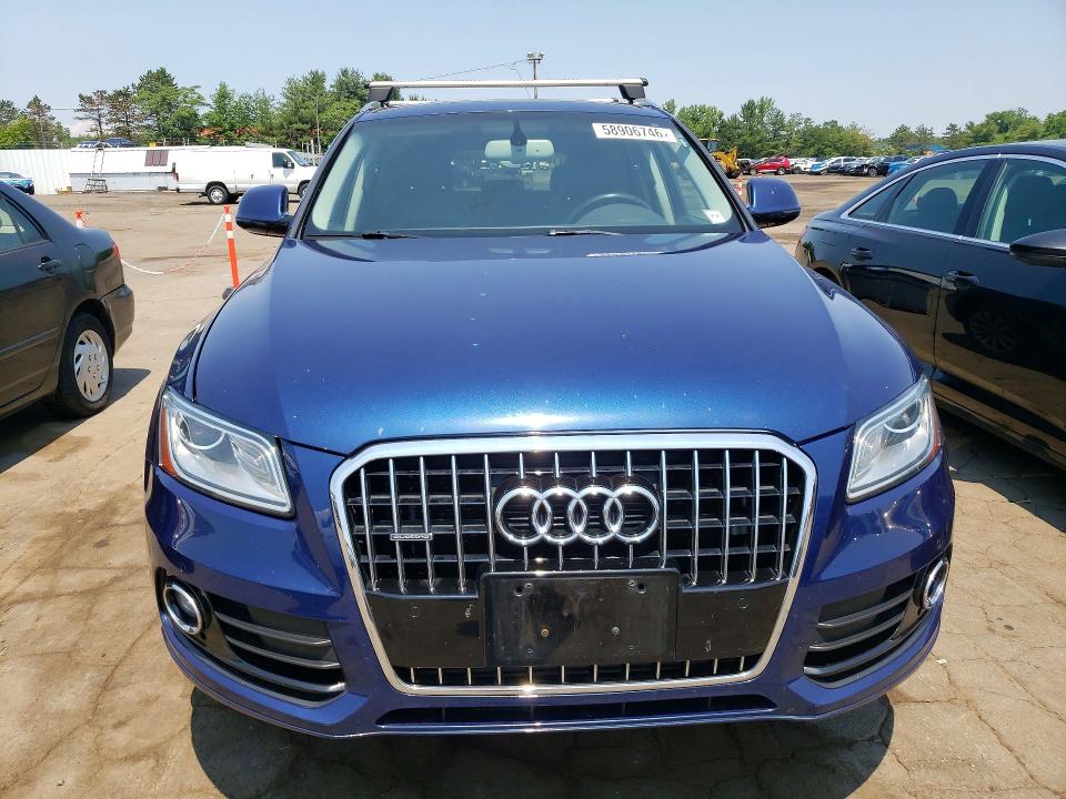 2016 Audi Q5 VIN WA1L2AFPXGA078916 COPART salvage auction — REAR END, Ct - Certificate Of Title, sold $3,300 on 2026-07-10 (photo 5)