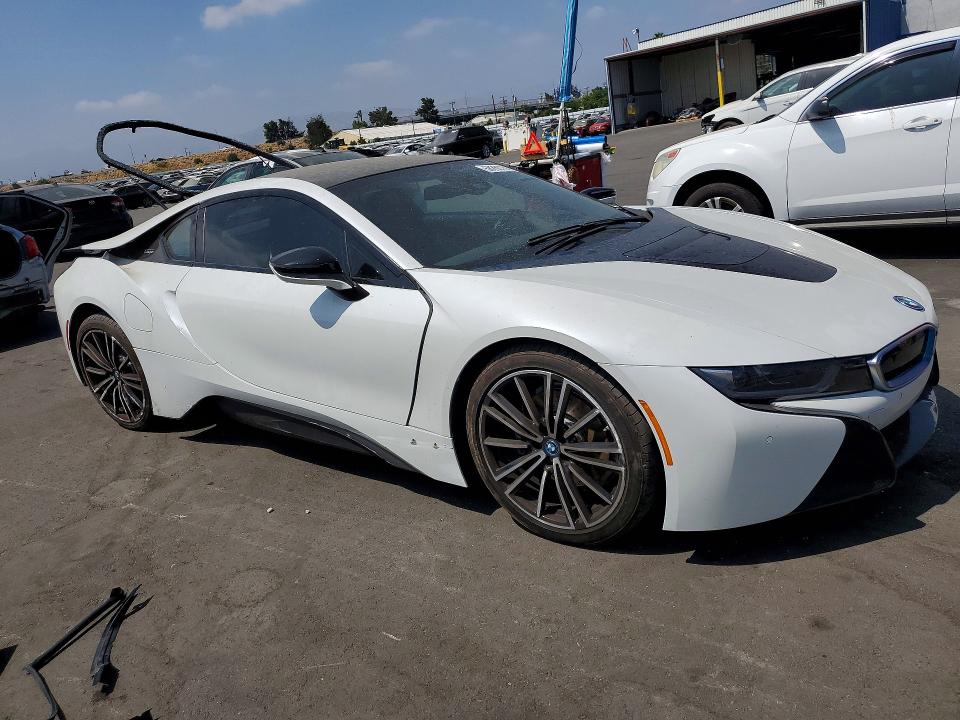 2019 BMW I8 VIN WBY2Z4C53K7D08434 COPART salvage auction — REAR END, Ca - Cert Of Title-Salvaged, sold $17,500 on 2026-07-29 (photo 4)