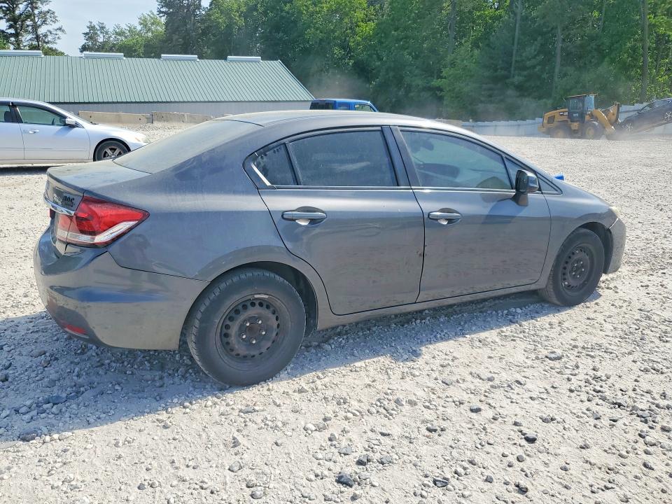 2013 Honda VIN 2HGFB2F51DH523260 COPART salvage auction — FRONT END, Ma - Cert Of Title-Reconstrctd Coll, sold $1,150 on 2026-07-22 (photo 3)