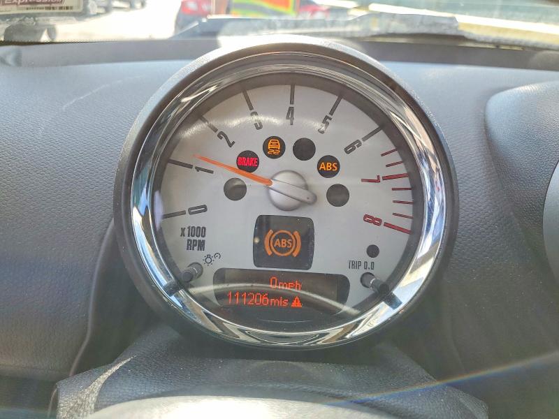 2012 Mini Cooper VIN WMWZC3C52CWM27010 COPART salvage auction — MECHANICAL, Co - Dis/Dlr/Exp Only Clean Title, sold $300 on 2026-07-21 (photo 9)