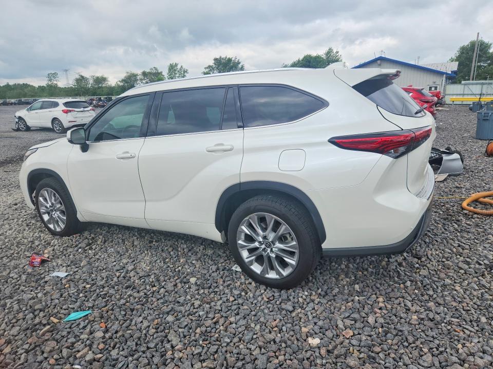 2021 Toyota Highlander VIN 5TDYZRAHXMS055530 COPART salvage auction — FRONT END, Il - Salvage Certificate, sold $16,700 on 2026-07-13 (photo 2)