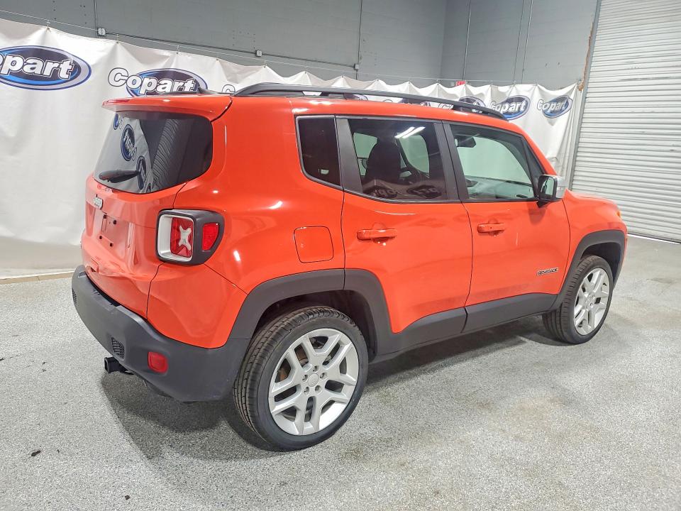 2021 Jeep Renegade VIN ZACNJDBB7MPM96355 COPART salvage auction — SIDE, Mn - Cert Of Title-Salvage, sold $2,500 on 2026-08-03 (photo 3)
