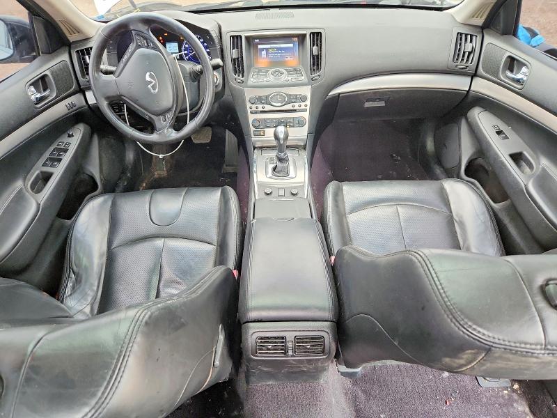 2012 Infiniti G VIN JN1CV6AR4CM970965 COPART salvage auction — REAR END, Il - Salvage Certificate, sold $400 on 2026-07-14 (photo 8)