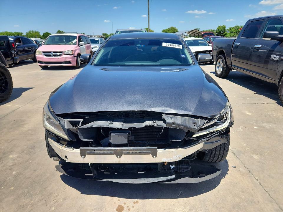 2018 Genesis G80 VIN KMHGN4JE6JU236112 COPART salvage auction — FRONT END, Tx - Salvage Vehicle Title, sold $3,350 on 2026-07-30 (photo 5)