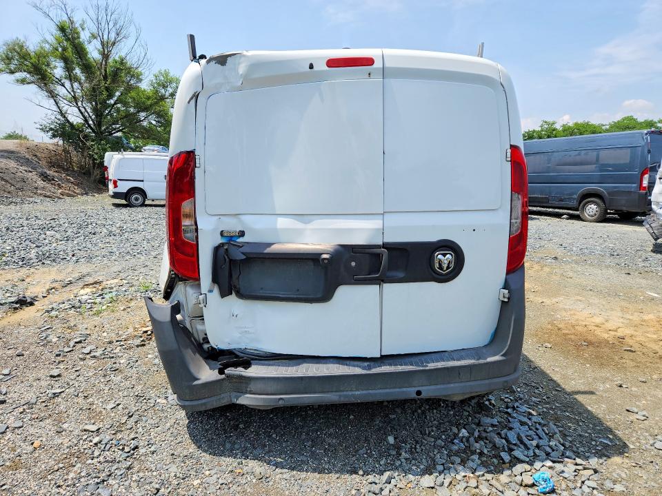 2017 Ram Promaster VIN ZFBERFAB7H6D57088 COPART salvage auction — REAR END, MD - CERT OF SALVAGE > 75% DAMAGE, sold $5,100 on 2026-07-23 (photo 6)